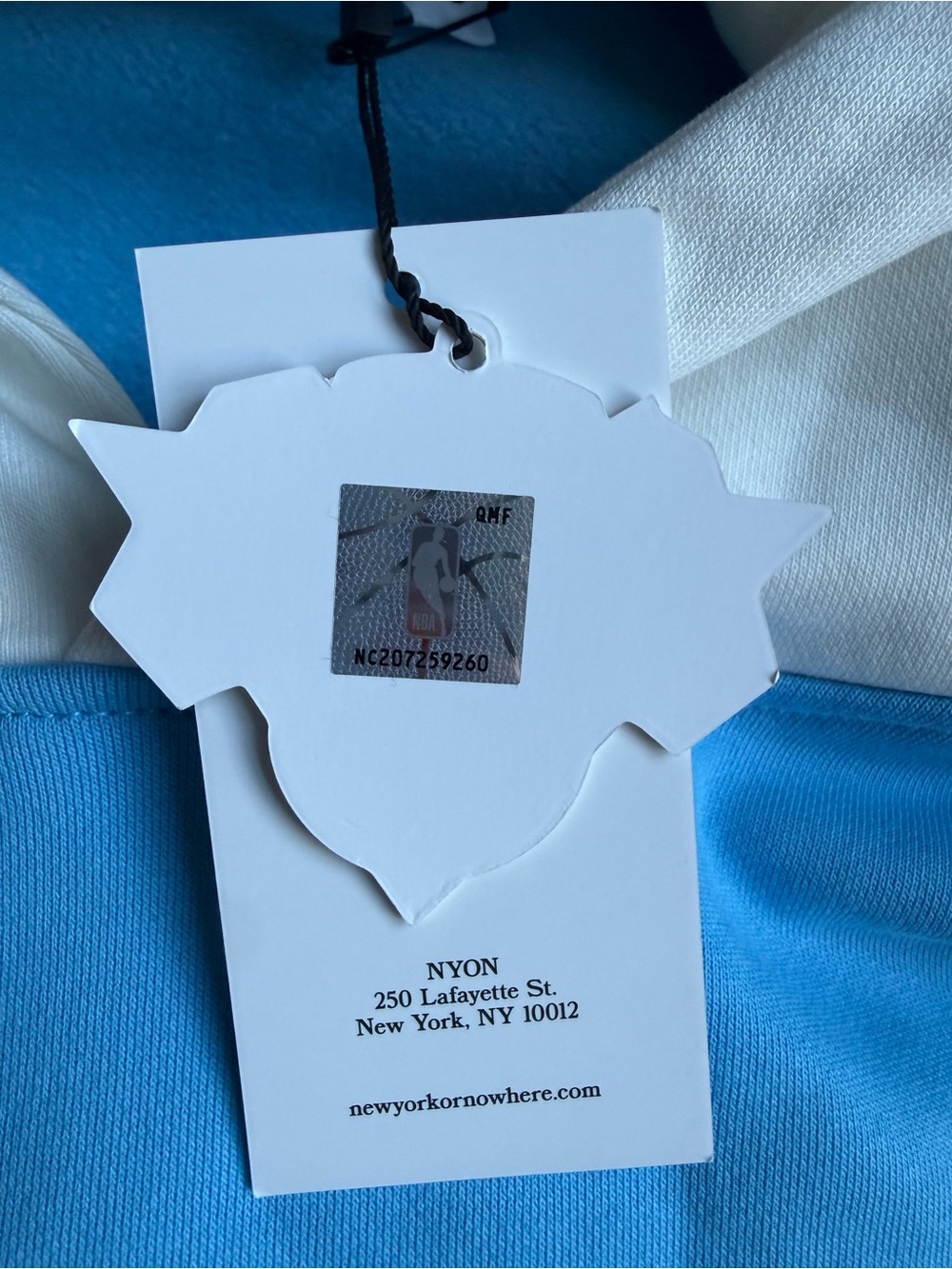 NWT New York or Nowhere Knicks Motto Hoodie - Picture 5 of 7